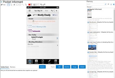 Pocket Informant - Flamory bookmarks and screenshots
