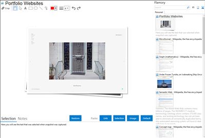 Portfolio Websites - Flamory bookmarks and screenshots