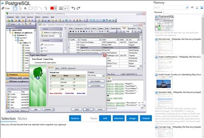 PostgreSQL - Flamory bookmarks and screenshots