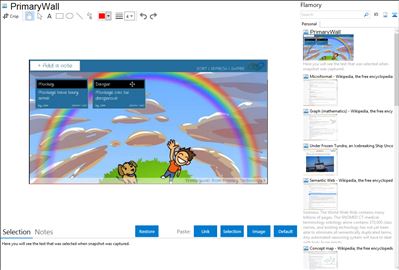 PrimaryWall - Flamory bookmarks and screenshots