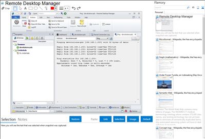 Remote Desktop Manager - Flamory bookmarks and screenshots