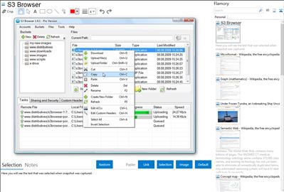 S3 Browser - Flamory bookmarks and screenshots