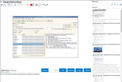 Searchmonkey - Flamory bookmarks and screenshots
