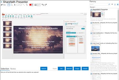 Sharefaith Presenter - Flamory bookmarks and screenshots