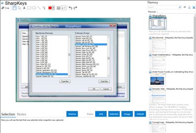 SharpKeys - Flamory bookmarks and screenshots