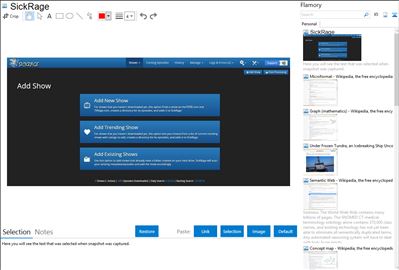 SickRage - Flamory bookmarks and screenshots