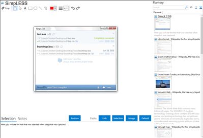 SimpLESS - Flamory bookmarks and screenshots
