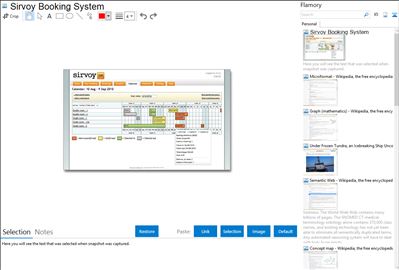 Sirvoy Booking System - Flamory bookmarks and screenshots