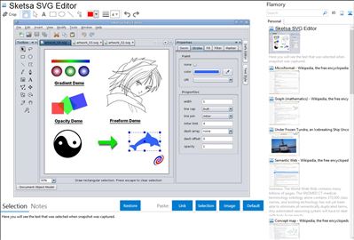 Sketsa SVG Editor - Flamory bookmarks and screenshots