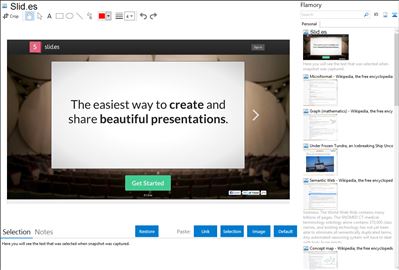 Slid.es - Flamory bookmarks and screenshots