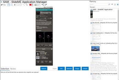 SAM - SlideME Application Manager - Flamory bookmarks and screenshots