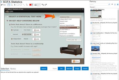 SOFA Statistics - Flamory bookmarks and screenshots