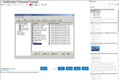 SoftPerfect Personal Firewall - Flamory bookmarks and screenshots