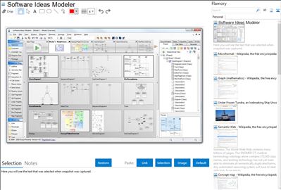 Software Ideas Modeler - Flamory bookmarks and screenshots