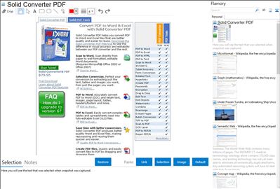 Solid Converter PDF - Flamory bookmarks and screenshots