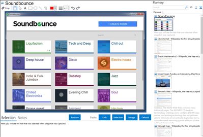 Soundbounce - Flamory bookmarks and screenshots