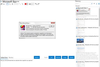 Microsoft Spy++ - Flamory bookmarks and screenshots