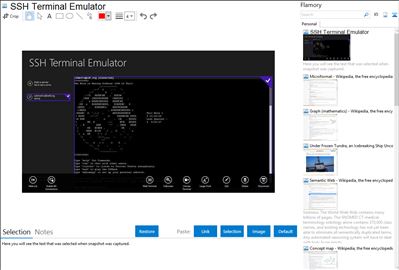 SSH Terminal Emulator - Flamory bookmarks and screenshots