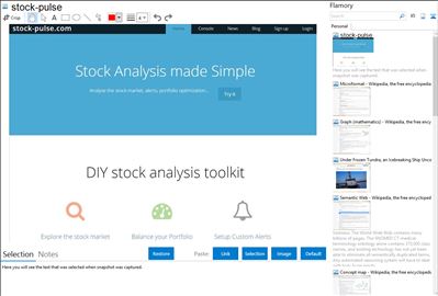 stock-pulse - Flamory bookmarks and screenshots