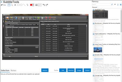 SubtitleTools - Flamory bookmarks and screenshots