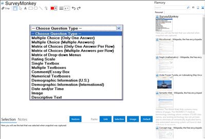 SurveyMonkey - Flamory bookmarks and screenshots