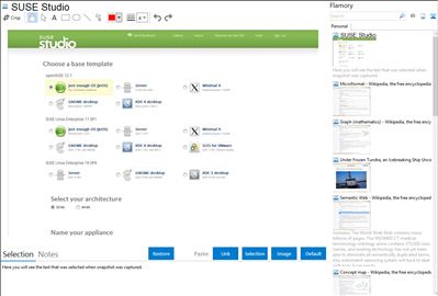 SUSE Studio - Flamory bookmarks and screenshots