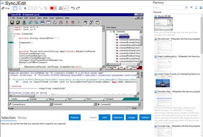 SyncJEdit - Flamory bookmarks and screenshots