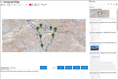 Vectorial Map - Flamory bookmarks and screenshots