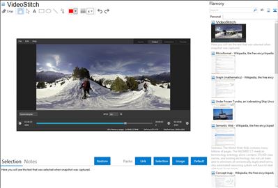VideoStitch - Flamory bookmarks and screenshots