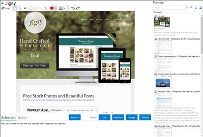 Jigsy - Flamory bookmarks and screenshots