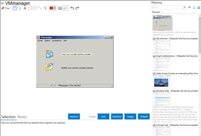 VMmanager - Flamory bookmarks and screenshots