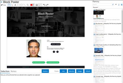 Block Poster - Flamory bookmarks and screenshots