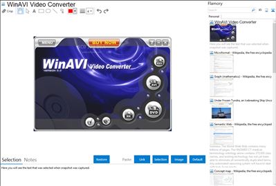 WinAVI Video Converter - Flamory bookmarks and screenshots