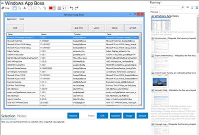 Windows App Boss - Flamory bookmarks and screenshots