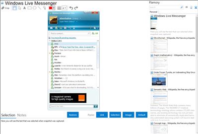 Windows Live Messenger - Flamory bookmarks and screenshots