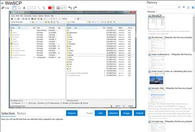 WinSCP - Flamory bookmarks and screenshots