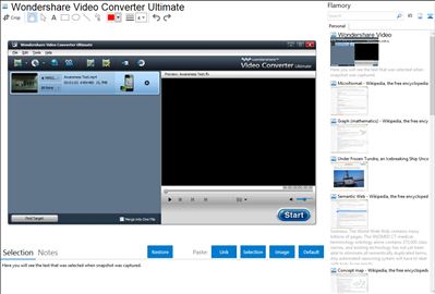 Wondershare Video Converter Ultimate - Flamory bookmarks and screenshots