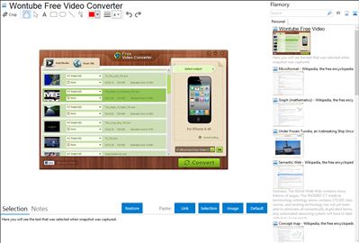Wontube Free Video Converter - Flamory bookmarks and screenshots