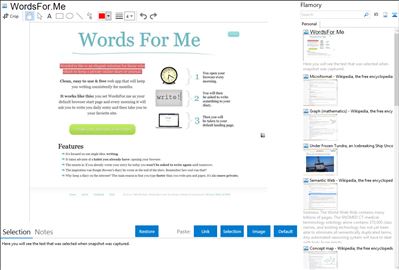 WordsFor.Me - Flamory bookmarks and screenshots